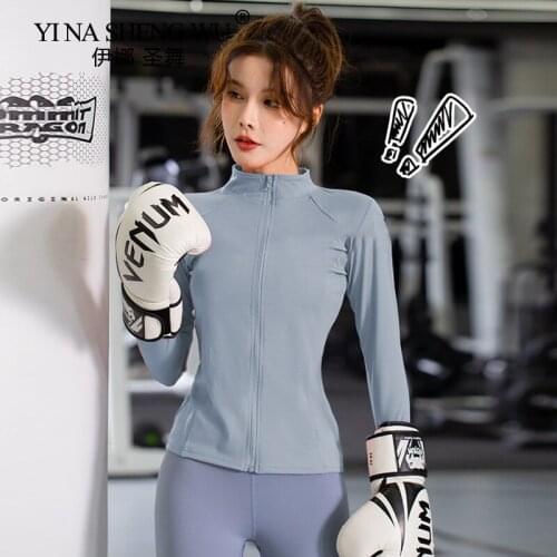 Womens Zipper Long Sleeve Stretchy Thumb Hole Workout Sports Jacket Shirt Breathable Mesh Running Sports Fitness Sportswear New