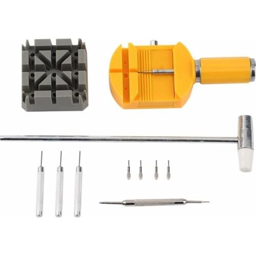 11Pcs/Kit Metal Watch Band & Bracelet Link Remover Repair Tool Repair Watch Band Belt Remover Tools Watch Accessories