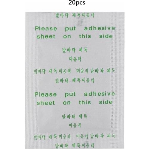 20Pcs Foot Patch Bamboo Vinegar Foot Sticker Detox Foot Stickers Adult Health Foot Stickers Skin Care Products Health Products