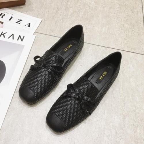 2021 Fashion Loafers Women Flats Elegant Office Lady Shoes Slip-on Soft Leather Woman Casual Shoes Plus Size 41 A3409