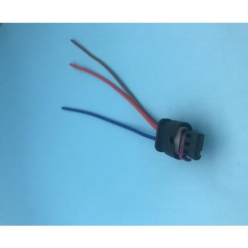 3 pin Flat Housing Connector Plug Wiring Harness 3C0973203 For A3 Q7 2008 2009 2010