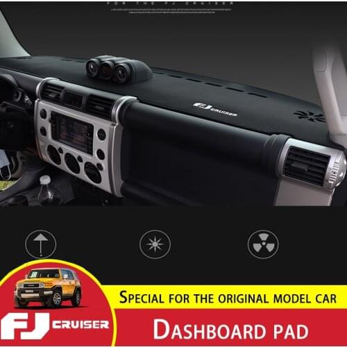 For Toyota FJ Cruiser Dashboard Pad Car Dashboard Covers Mat FJ Shading Pad Sun Protection Pad Dust Pad Interior Accessories