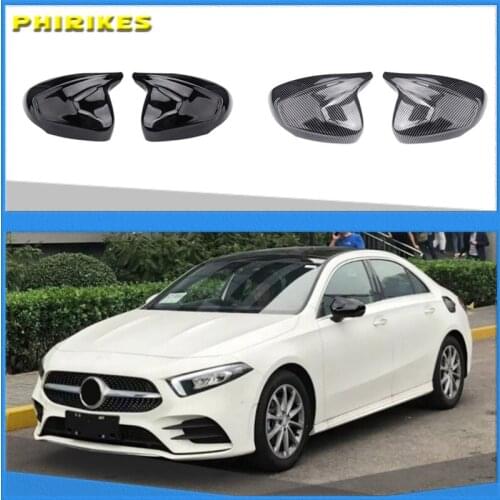 Car Styling Rearview Mirror Cover For Mercedes Benz A Class W177 2018 A180 A200 Modified Mirror Cover Protective Decoration