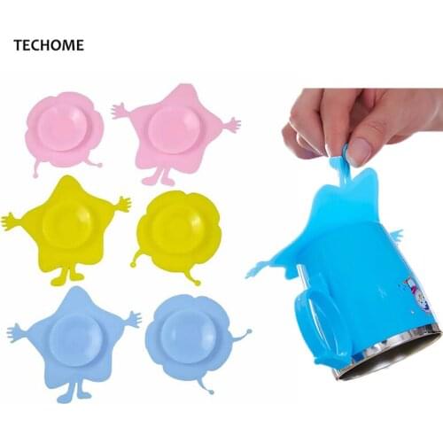 Children Dishes Sucker Tableware Sucker Stickers MagicSilicone Suction Pad For Bowl Plate Protect Baby Safe Feeding Accessories