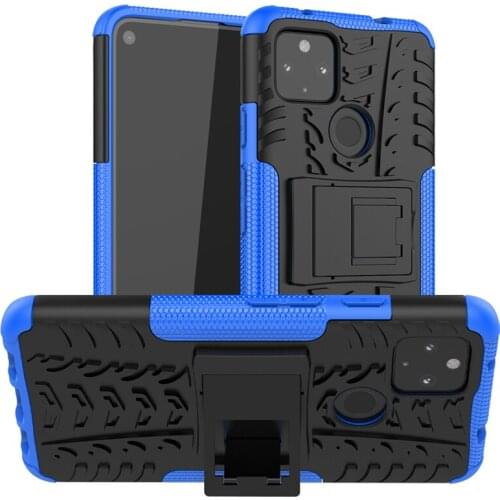For Google Pixel 4A 5G Case Cover Anti-knock Bumper Heavy Duty Armor Stand Back Cover Pixel 5 XL 4A Silicone Phone Case Pixel 4A