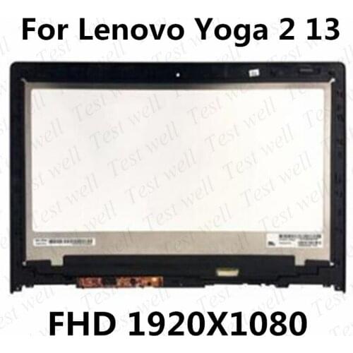 For Lenovo Yoga2 13 LCD Touch Digitizer Screen Assembly B133HAN02.0 LP133WF2 SPA1 For Lenovo Yoga 2 13 LCD Assembly 1920X1080