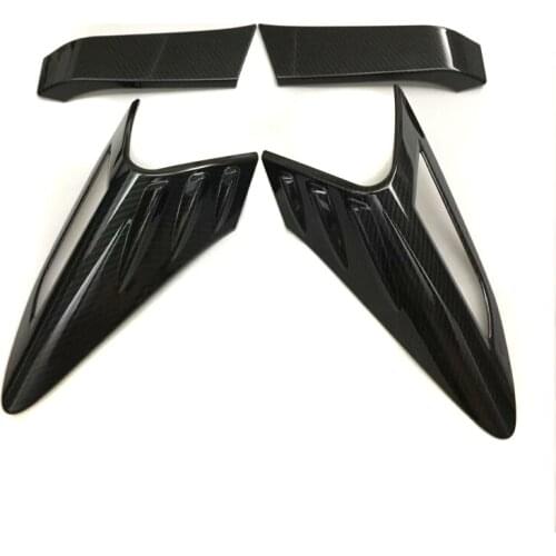 For Toyota C-HR CHR 2017 2018 Car Chrome Styling ABS Rear Tail Light Lamp Cover Trim Protective Decoration Exerior Accessories