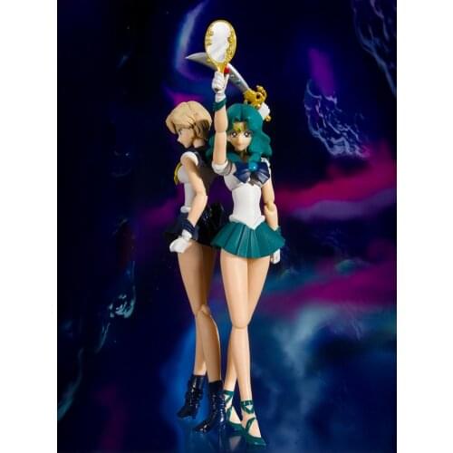 2021 In stock Japanese original anime figure Tenoh Haruka/Kaiou Michiru movable action figure collectible model