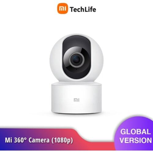 Global Version) Mi 360° Camera (1080p) | Infrared Night Vision | AI Human Detection
