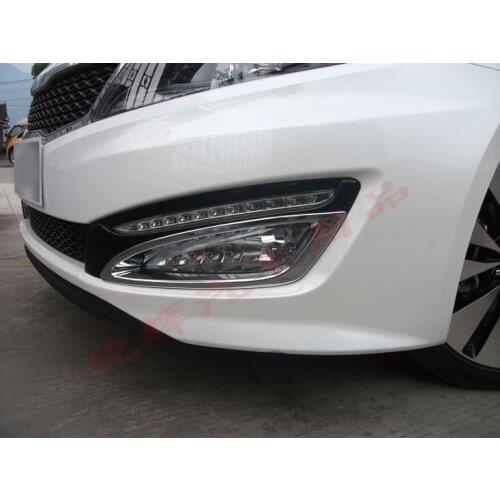 Fit for Kia Optima/K5 2011 ABS Chrome Front Fog light Lamp Cover Trim
