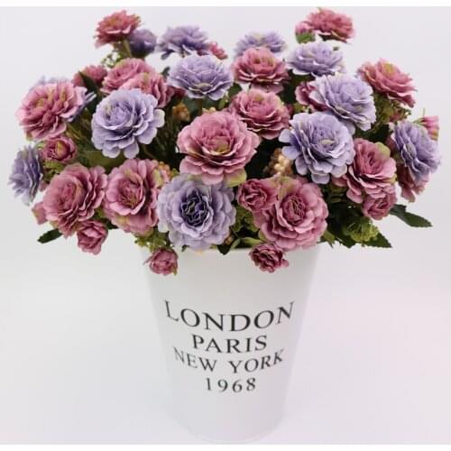 Artificial peony silk flower | For home decoration, plastic artificial flower DIY bouquet, wedding decoration