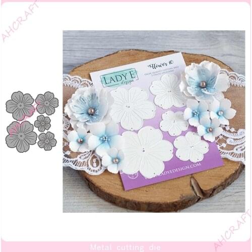 Flowers set Metal Cutting Dies for DIY Scrapbooking Photo Album Decorative Embossing Paper Card Crafts Die 2021