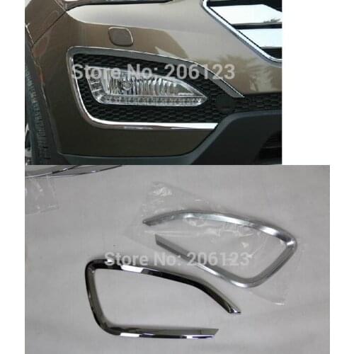 2013 2014 2015 2016 for Hyundai Santa Fe ix45 ABS Chrome Front Fog light Lamp Cover Trim