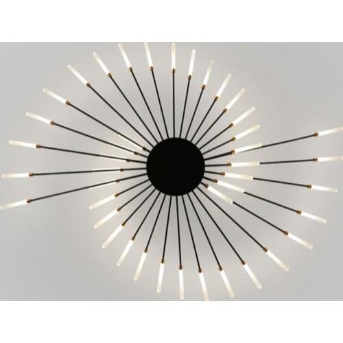 Nordic Fireworks Ceiling Light For Living Room LED Lights For Room Home Decoration Hanging Lights Creative Fixtures Chandeliers