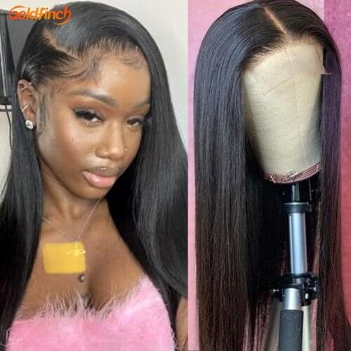Goldfinch 5x5 Hd Lace Closure Wig Human Hair Wigs 5x5 Peruvian Straight Lace Closure Wig Hd Transparent 4x4 Frontal Lace Wig