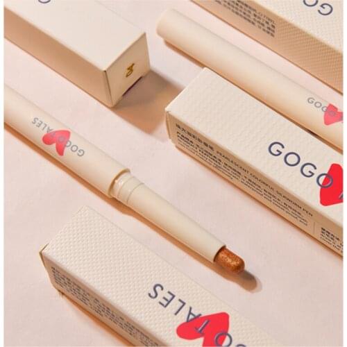 6 Color Rotating Automatic Eyeliner Eye Shadow Pen Lying Silkworm Pen Natural Waterproof Lasting Glitter Eyes Makeup TSLM1