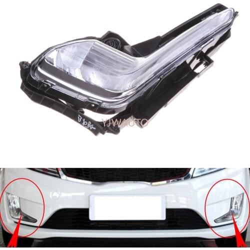 Fog Lights Assembly For Kia K2 2012 2013 2014 Fog Lamp Driving Car Front Bumper Grille Signal Lamp