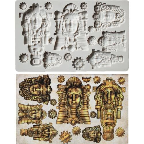 Queens Of Steam Silicone Mold Fondant Mould Cake Decorating Tools Chocolate Gumpaste Molds, Sugarcraft, Kitchen Gadget