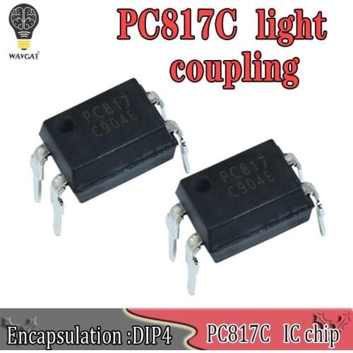 PC817C PC817 EL817 PS817C DIP-4 transistor output optocoupler . In Stock
