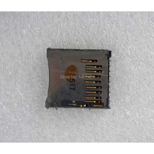 Used 2PCS SD memory card slot repair parts for Nikon D3000 D3100 D5100 D5000 D90 D7000 SLR