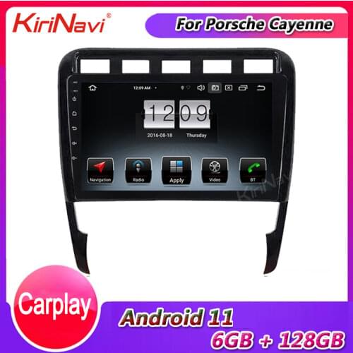 Kirinavi 9'' Android 10.0 Car Radio For Porsche Cayenne S GTS Car Dvd Multimedia Player Auto GPS Navigation 6+128G Carplay 4G