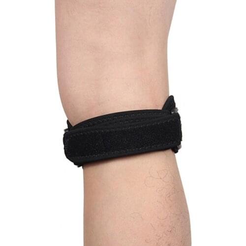 Knee Strap Pain Relief Adjustable Shocks Absorb Knee Brace Patellar Tendon Support Band for Tennis Running Sports