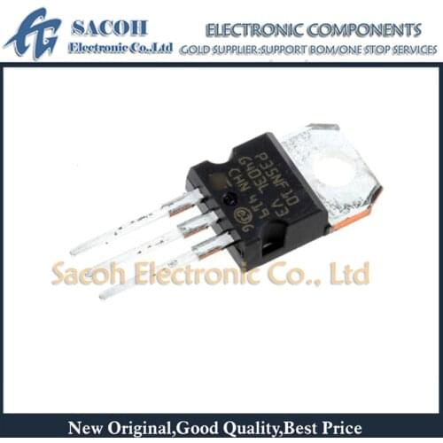 Free shipping 10Pcs STP35NF10 P35NF10 35NF10 TO-220 35A 100V Power MOSFET transistor