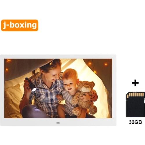 15.6 Inch Digital Picture Frame 1080P Display Photos with Auto-Rotate, Background Music, Digital Photo Frame with 32GB TF Card