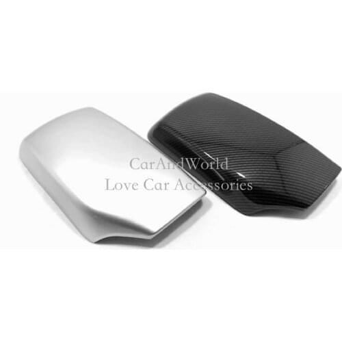 For Hyundai Tucson 2019 Interior Main Driver Seat Armrest Cover Frame Trims ABS Chrome Decoration Car-styling Accessories