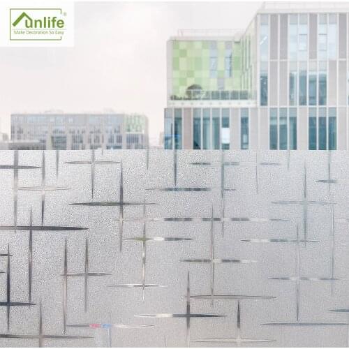 Funlife® Simple Pattern of Stars Glass Stickers Privacy Window Stickers UV Resistance DIY Glass Membrane Bathroom Door Stickers