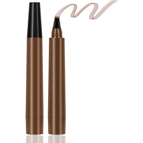 Cosmetics Eyebrow Tattoo Mapping Pen Women Beauty Four-Claw Makeup Waterproof Liquid Eye Brow Pencil