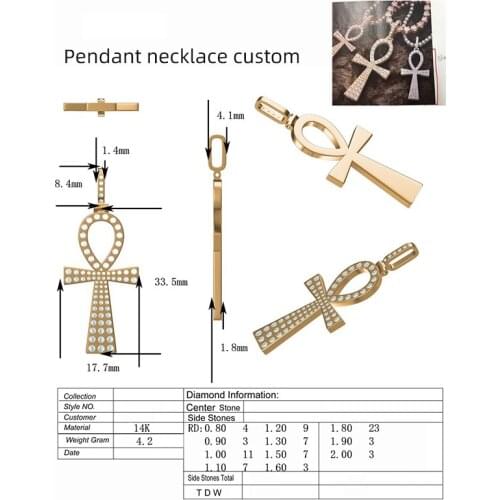 LESF Private Custom Various High-end Jewelry Pendant Necklace Engagement Wedding Ring Earrings Bracelet Custom
