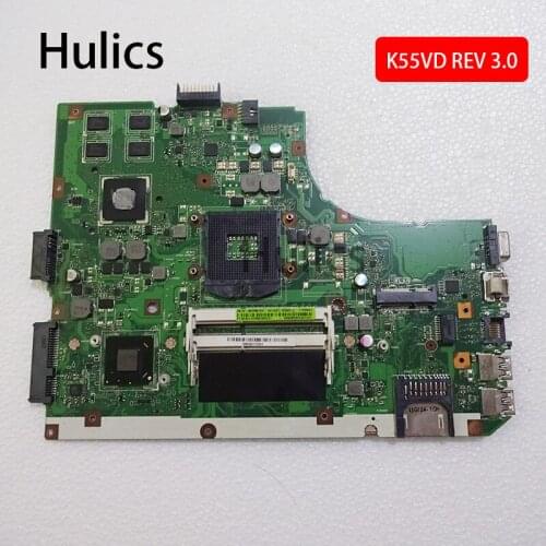 Hulics Original Laptop motherboard for ASUSK K55VD PC Mainboard REV 3.0 full tesed DDR3