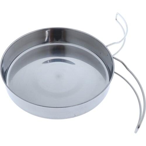 Mini Stainless Steel Frying Pan Nonstick, Outdoor Picnic Backpacking Camping Cooking Pot Cookware