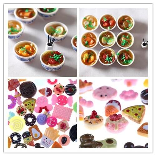 1pc Dollhouse Miniature Radom Bowl With Chopsticks Toys Decor Accessories
