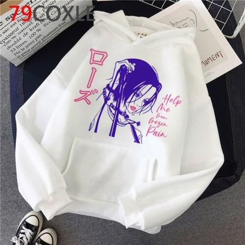 Nana Osaki hoodies female printed harajuku Oversized printed women clothing sweatshirts Ulzzang