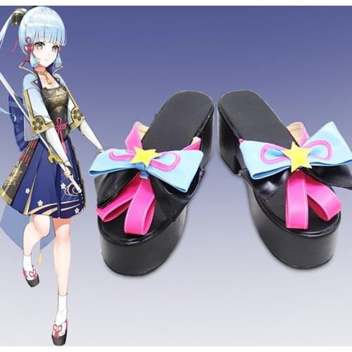 Genshin Impact Kamisato Ayaka Cosplay Shoes Halloween Costume Accessories Props