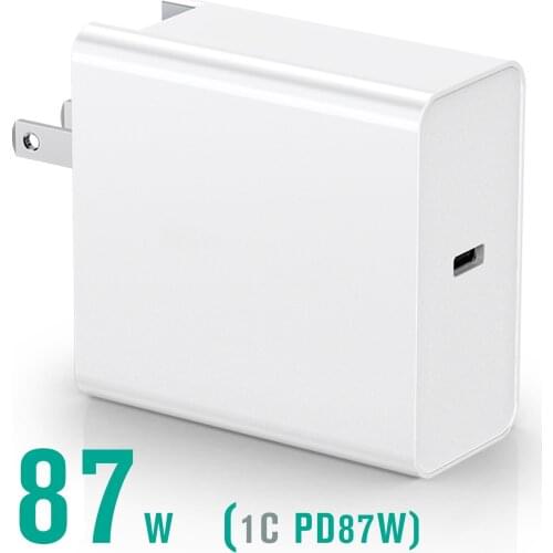 Wholesale free shipping 87w super quick charger, input 100-240V 1.2A,output 5,9,12,15 3A,20V 4.35A ,87W MAX all mobile can use