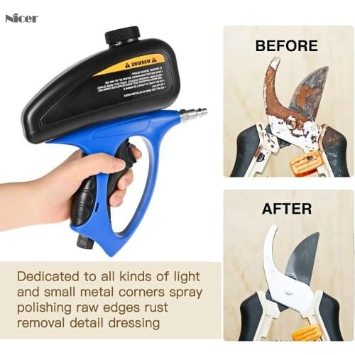Anti-rust Sandblaster Handheld Pneumatic Sand Blasting Machine Glass Tombstone Sprayer Sandblasting Machine With Small Nozzle
