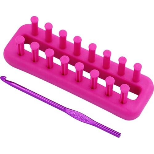 SKC Rectangle Knitting Loom Craft DIY Weaving Knitting Tools for Sock Sewing Scarves DIY Craft Tool Mini Loom Kit Tool Set