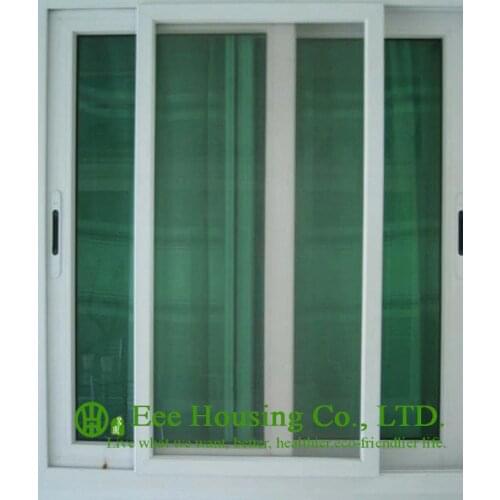 Aluminum glass sliding window With Insect screen,aluminum profile sliding windows with grilled design,horizontal sliding windows