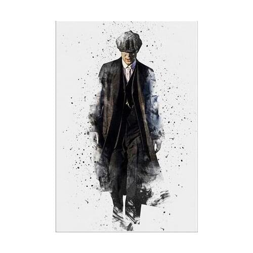 24style Peaky Blinders Cillian Murphy TV Show Art Film Print Silk Poster for Your Home Wall Decor 24x36inch