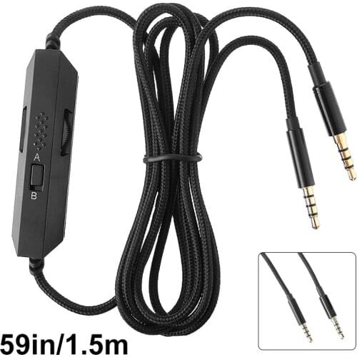 Replacement 3.5mm Audio Jack Cable Aux Cord for Logitech G633 G933 Headset Gaming Headset Headphone Audio Video Cables