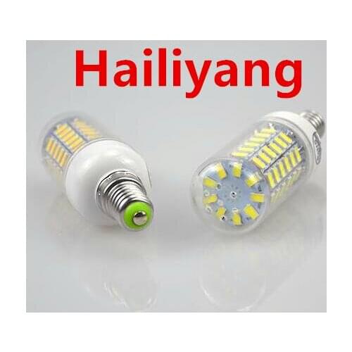 Super LED Bulb E27 E14 220V SMD 5730 LED Lamp 24 36 48 56 69leds AC 230V 5730SMD LED Corn Bulb light Chandelier AC200-240V