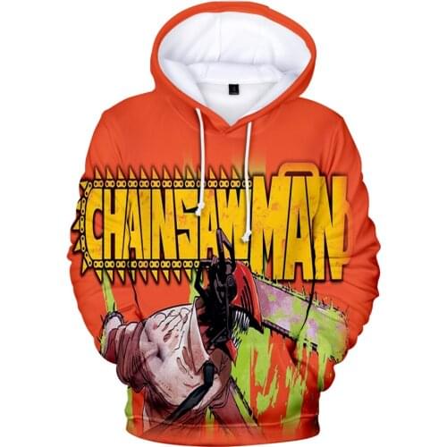 Chainsaw man Hoodie Men Women Fashion Sweatshirts 3D Print Hoodies Hip Hop Casual Tops Harajuku Streetwear Sweatshirts Hoody