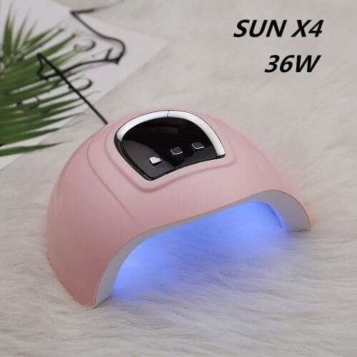 SUN X4 UV LED Lamp With 18Leds UV Lamp For All Gels For Nail Dryer For Nail Polish Quick Dryer For Gel Varnish For Nail Lamp