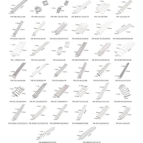 Resistant Steel Square Wire Z Shape Compression Spring 15-Round Extra Power Magazine Glock Springs