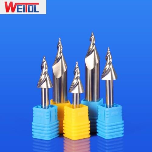 Weitol free shipping 1 pcs Mini Word Cutter Engraving Bit Milling Cutter cnc tools router bits for Acrylic