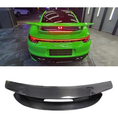 Real Carbon Fiber Rear Wing For Porsche 911 992 2019 2020 2021