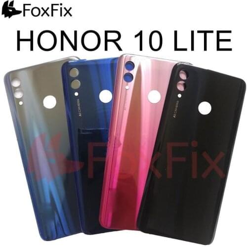 Back Cover for Honor 10 Lite Back Battery Cover Rear Housing Door Case For Huawei Honor 10 Lite Battery Cover With Camera Lens
